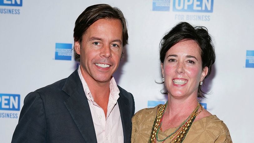 Andy Spade, CEO and Creative Director of Kate Spade, and designer Kate Spade attend OPEN from American Express' 'Making a Name for Yourself' at Nokia Theater July 27, 2006 in New York City.