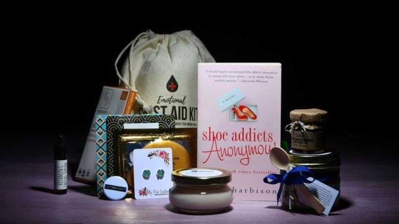 WASHINGTON, DC - MAY 16: The Introverted Retreat boxed book subscription comes loaded with items to pamper along with the book, Shoe Addicts Anonymous, by Beth Harbison May 16, 2018, in Washington, DC. Photo by Katherine Frey/The Washington Post via Getty Images