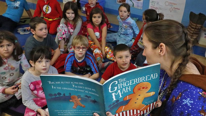 Graham students are shown during reading time. FILE PHOTO