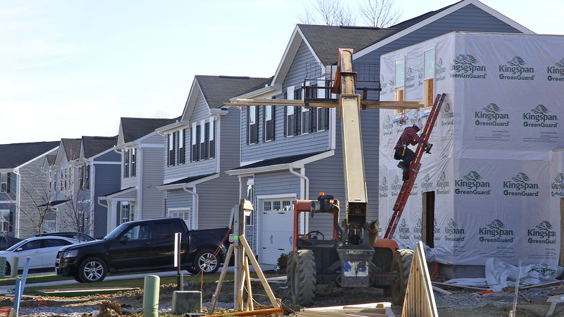 The Bridgewater housing development in Springfield Township Thursday, Nov. 16, 2023. BILL LACKEY/STAFF