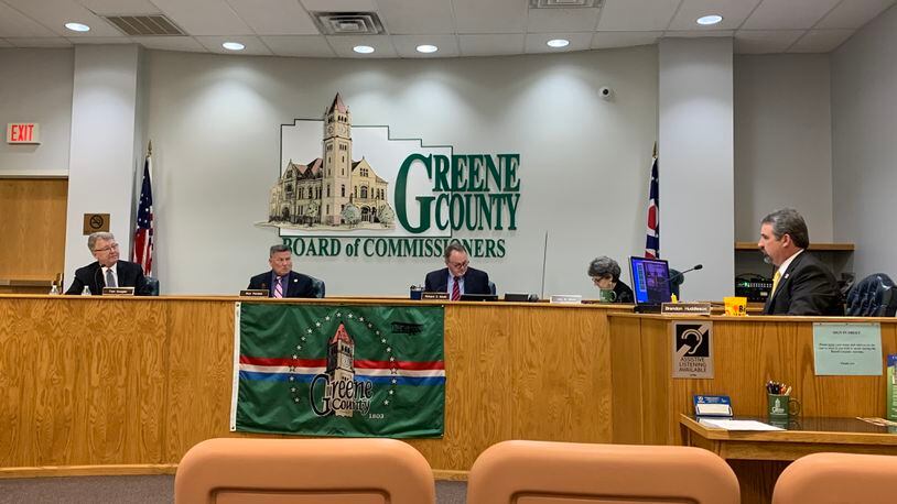 The Greene County Commissioners adopt their prayer policy Thursday, sparking backlash from some residents. LONDON BISHOP/STAFF