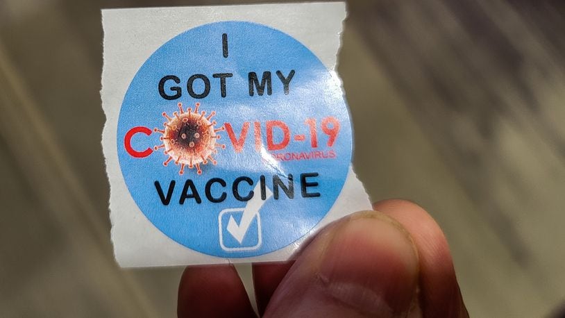 Middletown City Schools employees were the first in Ohio to receive COVID-19 vaccines. The first doses which were administered Jan. 27, 2021, at Middletown High School. NICK GRAHAM/STAFF