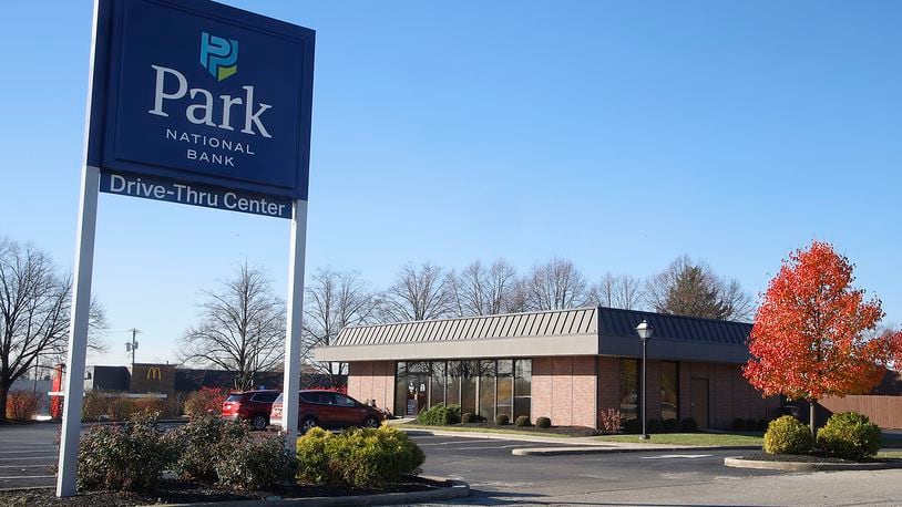 The Park Layne branch of Park National Bank will be closing in March of 2024. BILL LACKEY/STAFF