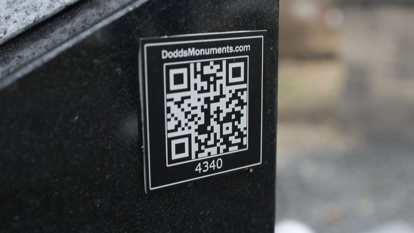 These QR codes are placed on the monuments so that Veterans, their families, and friends can find resources and network with fellow veterans. Michael Tyler II/Staff