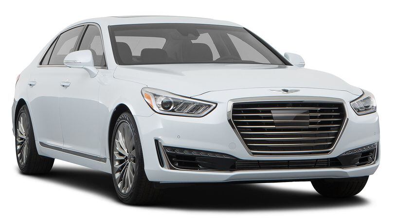The 2017 Genesis G90 offers two engines, a 3.3-liter twin turbo V6 with 365 horsepower, and a 5.0-liter V8 with 420 hp, and comes in two trims the 3.3T Premium and 5.0 Ultimate. Metro New Service