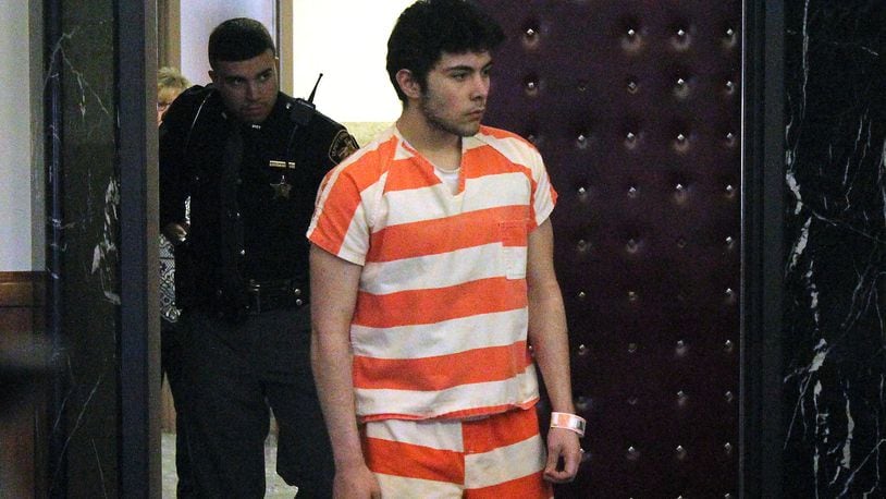 Ely Serna appears in Champaign County Court in February. Jeff Guerini/Staff