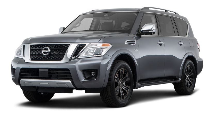 As the flagship of Nissan s expanding lineup of SUVs and crossovers, the full-size Armada features 8-passenger seating, a 5.6-liter V8 with maximum 390 horsepower and standard maximum towing capacity of 8,500 pounds for both 4WD and 2WD models (when properly equipped). Metro News Service photo