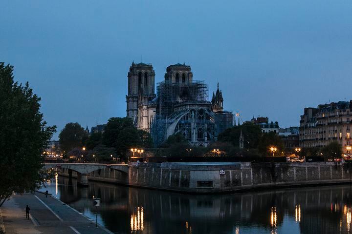 Photos: Notre Dame fire aftermath