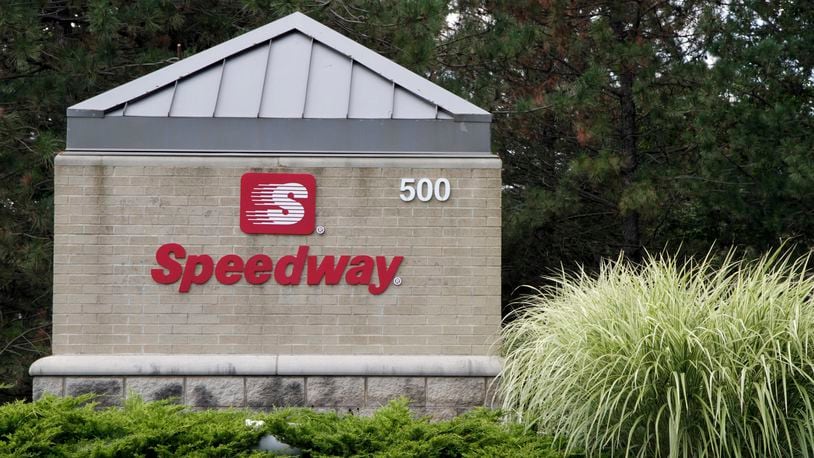 Marathon, the parent company of Enon-based Speedway, said today it could finalize an acquisition of a rival refining firm as early as next week. Bill Lackey/Staff