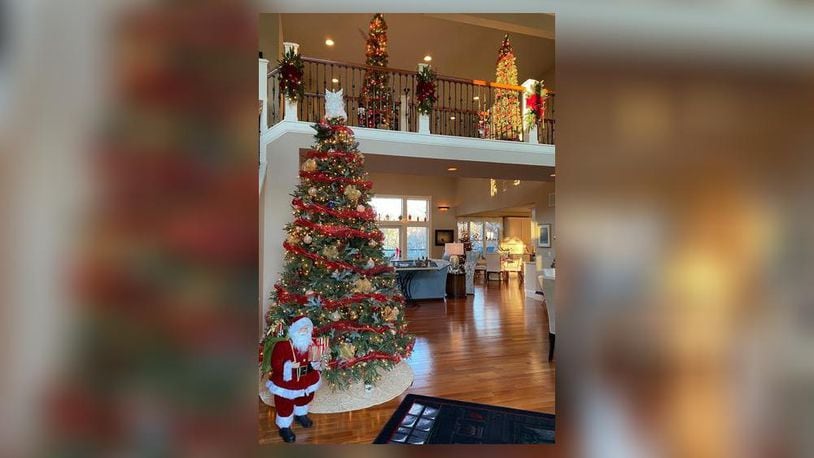 Five Springfield homes will be decked out in holiday style including the residence of Bill and Jo Ann Stapleton, previewed here, as part of the 42nd annual WASSO Tour of Homes, a fundraiser for the Springfield Symphony Orchestra.