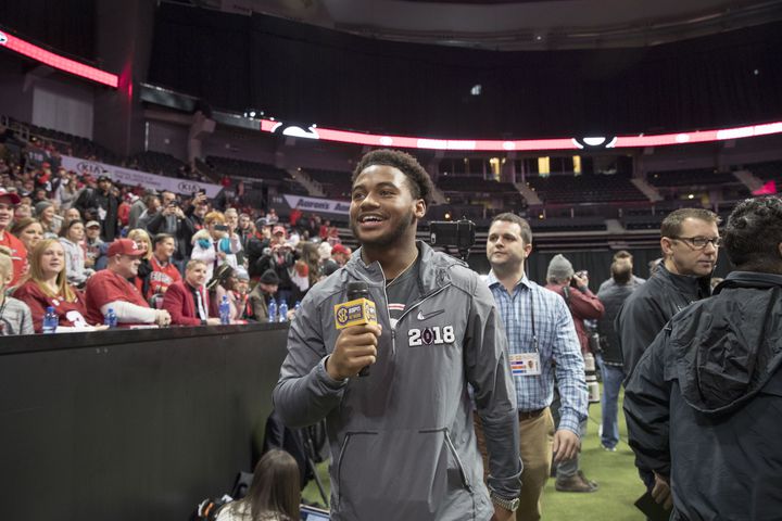 Photos: Bulldogs meet the press during Media Day at Philips Arena