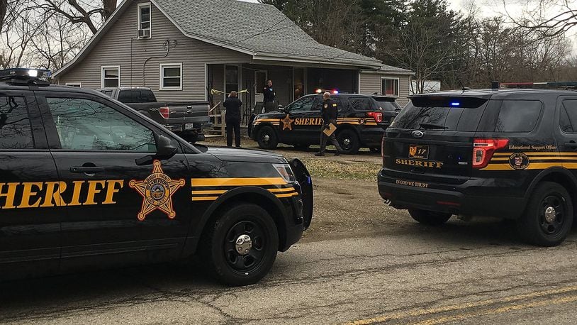 The Clark County Sheriff’s department investigated an accidental shooting of a 13-year-old at a house on Ogden Road Friday. BILL LACKEY/STAFF
