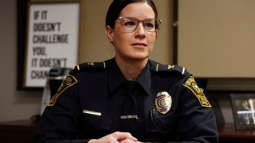 Springfield Police Chief Allison Elliott. BILL LACKEY/STAFF