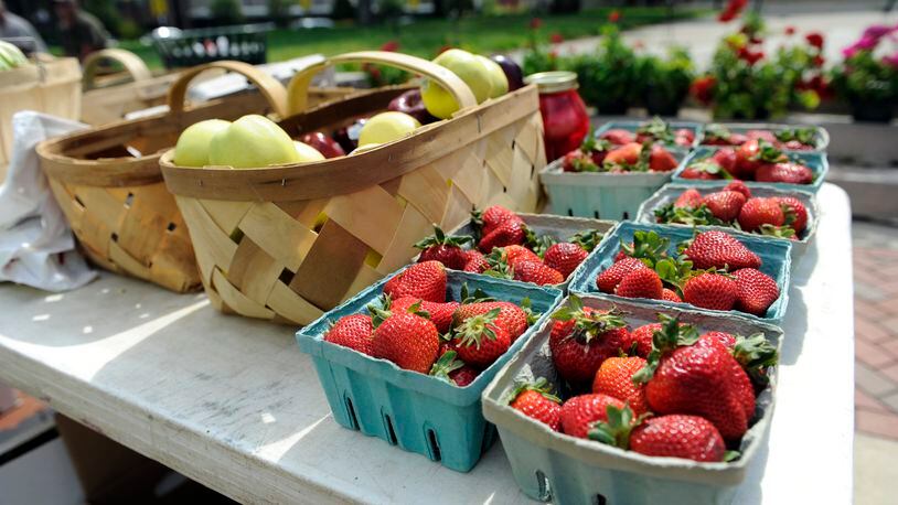 Hamilton’s Historic Farmers Market is among the many Dayton-area farmers markets offering fresh produce this summer. STAFF FILE PHOTO
