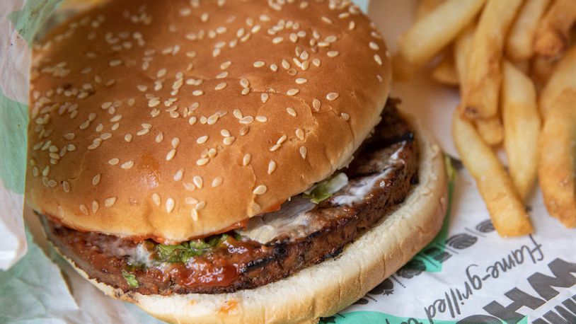 FILE PHOTO: More restaurants are offering a plant-based burger, but are they healthy?