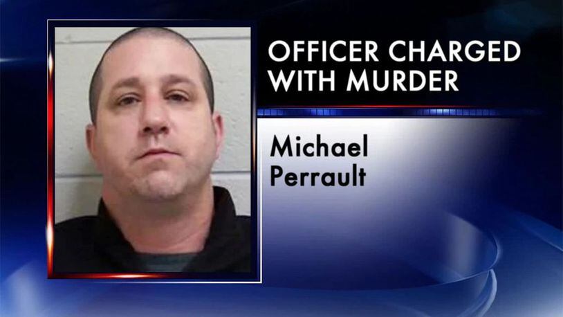 Putnam County Sheriff Howard Sills said he arrested Officer Michael Seth Perrault on suspicion of murder in the death of Perrault’s wife.