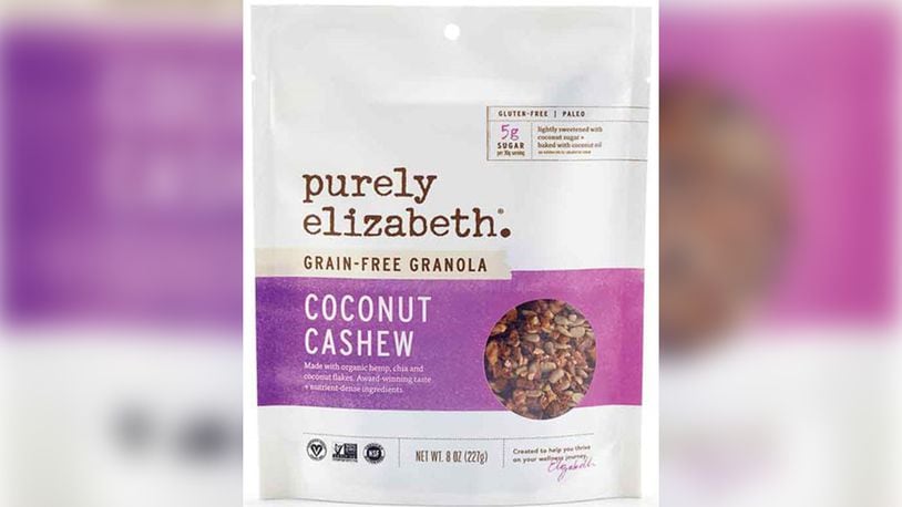 Purely Elizabeth is recalling several granola products, including its Coconut Cashew Grain-Free Granola (pictured) due to possible foreign matter contamination.
