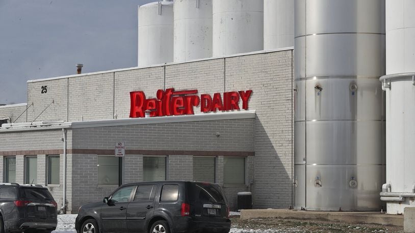 Reiter Dairy on Commerce Drive in Springfield. Dean Foods, which owns Springfield’s Reiter Dairy, has filed for bankruptcy. BILL LACKEY/STAFF