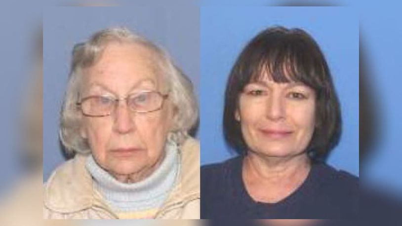 Janet Valero, 88 (left), was forcibly removed from her Pickaway County home Friday by Kristina Valero, 60, (Right), according to the Ohio Attorney General's Office