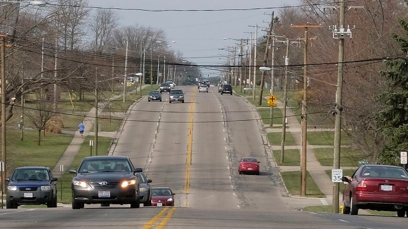 A study to change Derr Road to three lanes was completed earlier this year. Bill Lackey/Staff