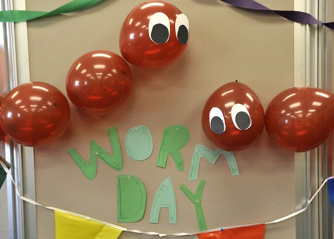 Worm Day at the Library