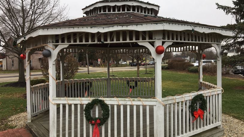 The Enon Community Historical Society has cancelled it’s annual Tree Lighting and Santa Claus visit due to the coronavirus pandemic. PAM COTTREL/CONTRIBUTED