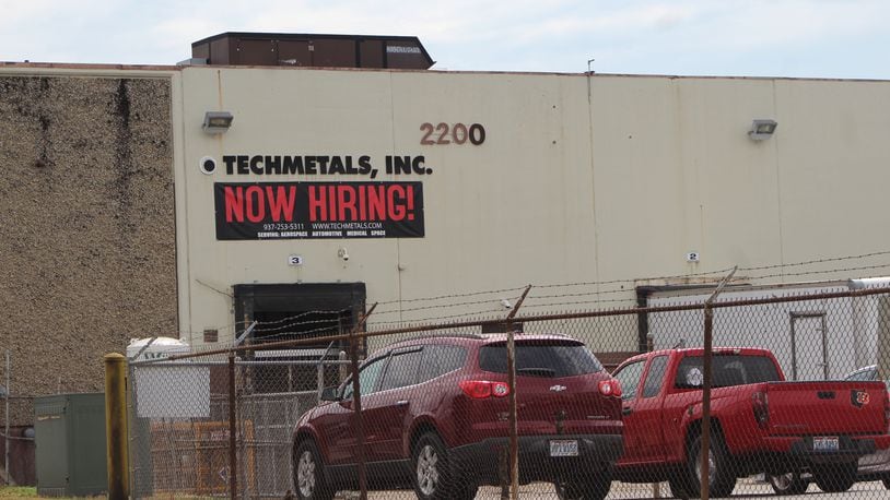 Techmetals in East Dayton plans to add about 25 workers in the next three years. CORNELIUS FROLIK / STAFF