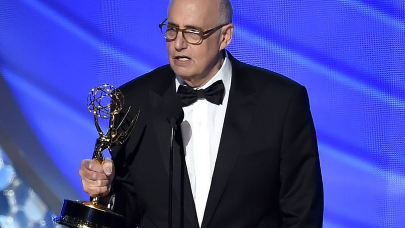LOS ANGELES, CA - SEPTEMBER 18: Actor Jeffrey Tambor accepts Outstanding Lead Actor in a Comedy Series for 'Transparent' onstage during the 68th Annual Primetime Emmy Awards at Microsoft Theater on September 18, 2016 in Los Angeles, California. During his acceptance speech, Tambor, who plays a transgender woman in the series, called for more trans actors to be cast in television to tell their own stories rather than cisgender actors. (Photo by Kevin Winter/Getty Images)