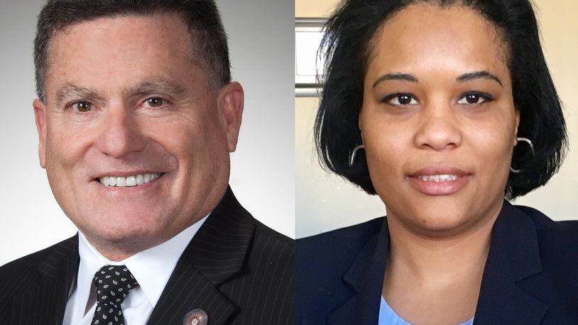 State Rep. Rick Perales, R-Beavercreek, and Jocelyn Smith, a Fairborn Republican. They are running in the May 8 primary race for the Ohio House 73rd District seat.