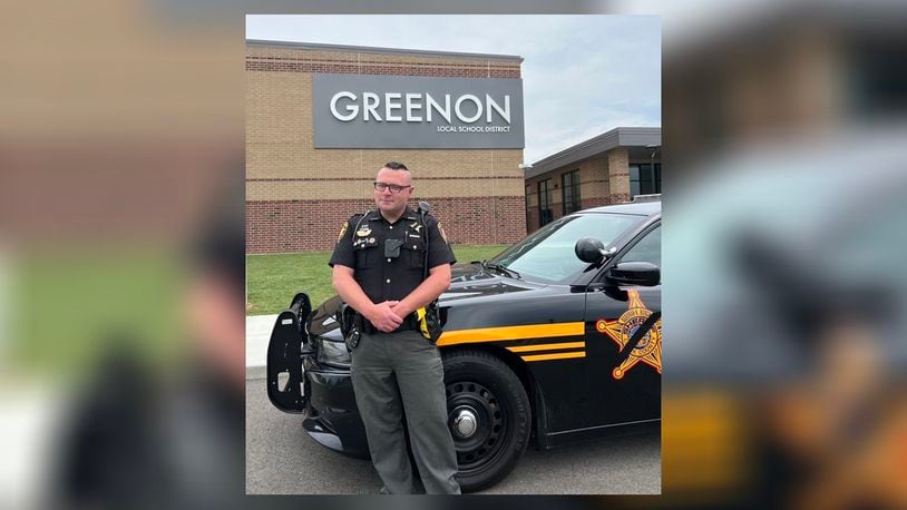 Deputy Vaughn Apel is joining the Greenon Local School District as its school resource officer. Photo provided.