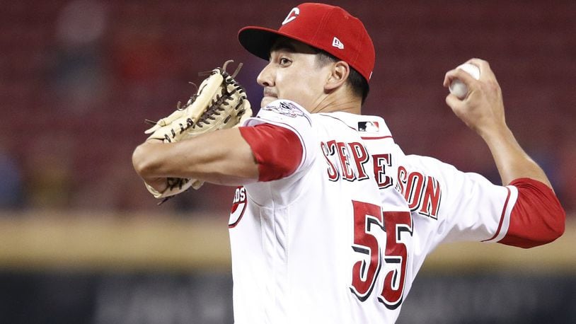 Reds reliever Robert Stephenson pitches against the Pittsburgh Pirates at Great American Ball Park on May 2, 2017 in Cincinnati, Ohio. (Photo by Joe Robbins/Getty Images)