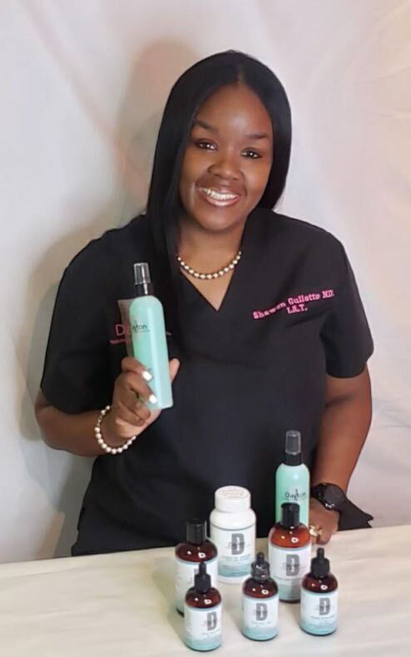 Born and raised Daytonian and graduate of the Patterson Co-Op High School, Shawon Brown-Gullette, is the owner of Dayton Trichology Hair Loss Control Center at 5250 Far Hills Ave. #218 in Kettering and Infinitee Salon at 3594 Salem Ave. in Dayton. After years of hands-on research, Brown-Gullette has released the “Dayton Trichology Hair Loss Control Products” line.