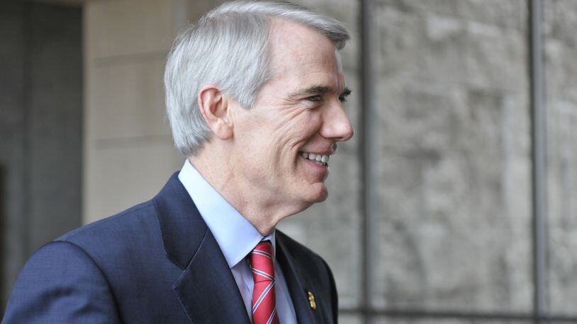 U.S. Sen. Rob Portman, R-Ohio, says he'll vote on President Trump's nominee to replace Ruth Bader Ginsburg on the U.S. Supreme Court. MICHAEL D. PITMAN/FILE