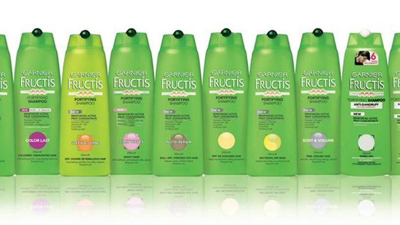 Garnier Fructis shampoos and conditioners