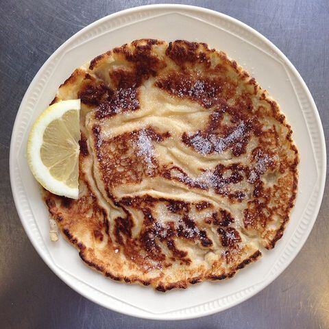 #pancake with sugar&lemon #pancakeday #shrovetuesday Photo posted by @nel387