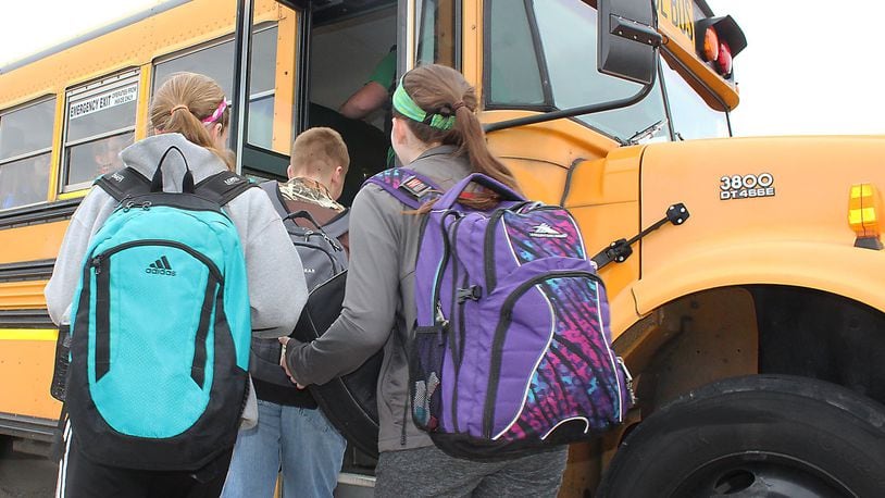 The move to two, second through fifth grade buildings, at Donnelsville and New Carlisle Elementary in the Tecumseh Local School District will proceed as planned for next year. STAFF
