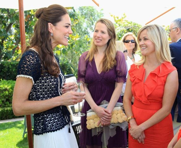 Kate Middleton and Reese Witherspoon met at a charity event in Los Angeles not long after the royal wedding and according to reports; the two exchanged contact details and were emailing each other.