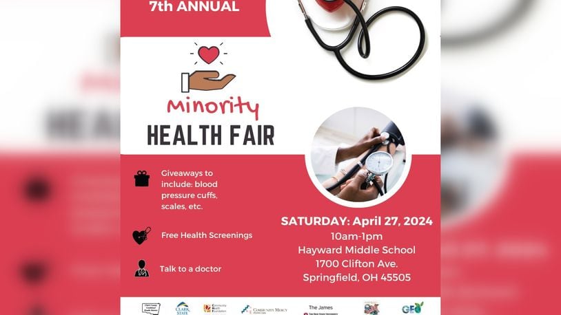 The Minority Health Fair will be held Saturday, April 27 at Hayward Middle School. CONTRIBUTED