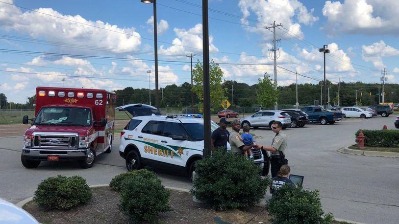A mother was detained after leaving her child in a hot car while she shopped, investigators said. (Photo: Shelby County Sheriff's Office)