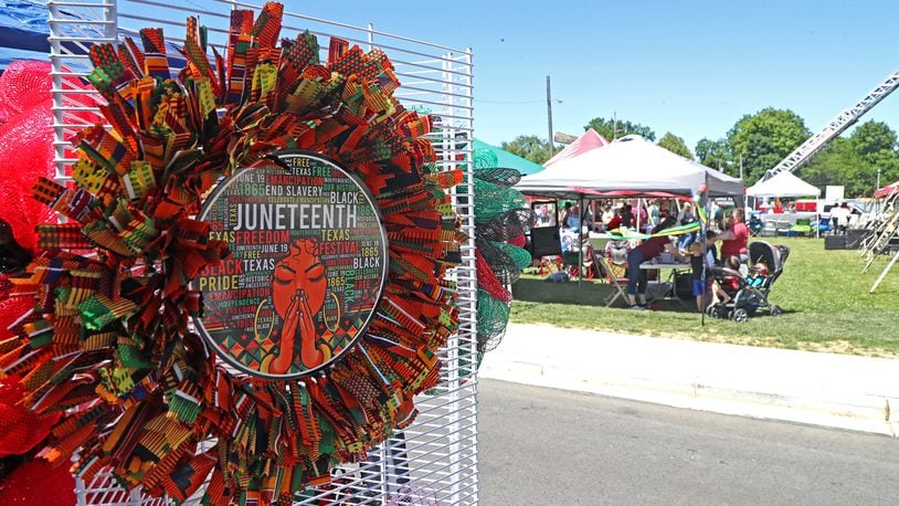 A Juneteenth celebration and Fatherfest was held Saturday, June 18, 2022 at the Gammon House in Springfield. More events are planned in 2023. BILL LACKEY/STAFF