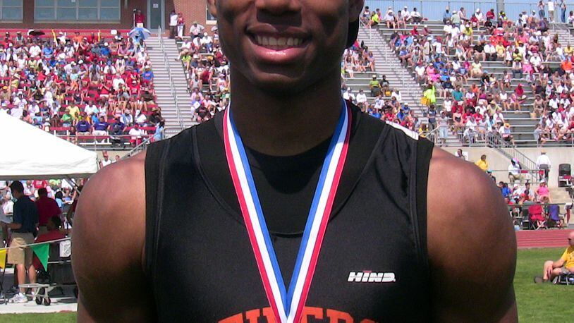 Nathan Davis, Stivers High School, state high jump champion. Staff photo by David Jablonski