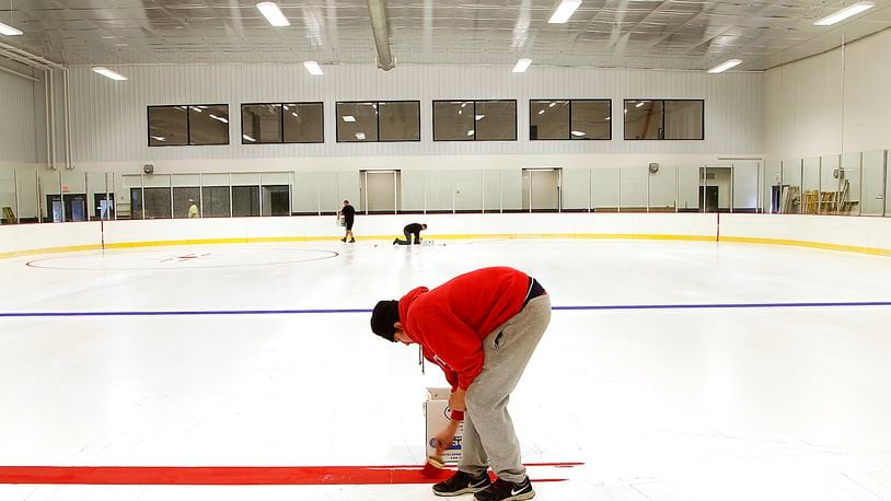 The Hockey Helping Heroes event will be held Oct. 8 at the National Trails Parks and Recreation Department Chiller Ice Rink, featuring a competition between the Dayton Fire Hockey team and the Wood County Fraternal Order of Police (FOP) 109 Warthogs team.
