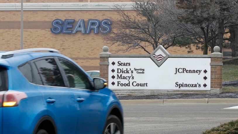 Sears at the Mall at Fairfield Commons and Dayton Mall have closed. Piqua’s store is set to close. The future of the Springfield Sears could be determined today. TY GREENLEES / STAFF