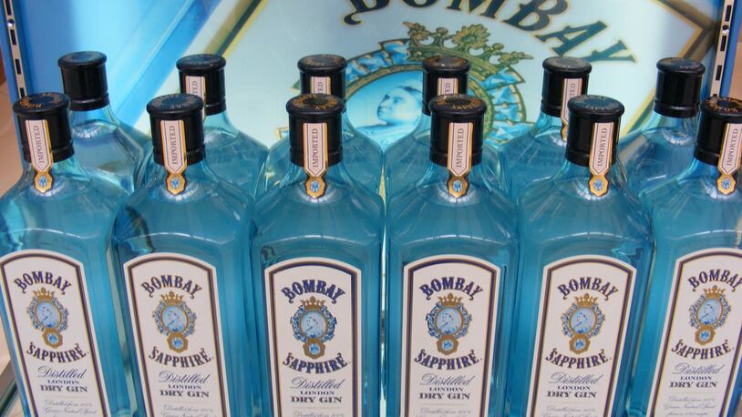 Bombay Sapphire Gin Recalled in Canada for having nearly twice the alcohol. WIKIMEDIA