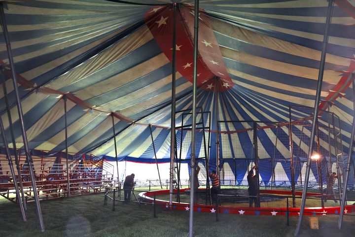 Circus Tent Raising SNS