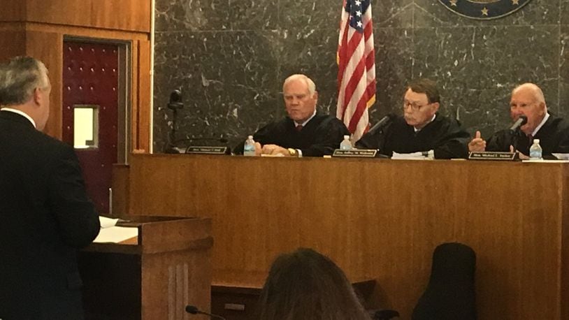 Champaign County Prosecutor Kevin Talebi argued in front of the Ohio Second District Court of Appeals that the sentence imposed against Ely Serna is legal and fair. PARKER PERRY/STAFF