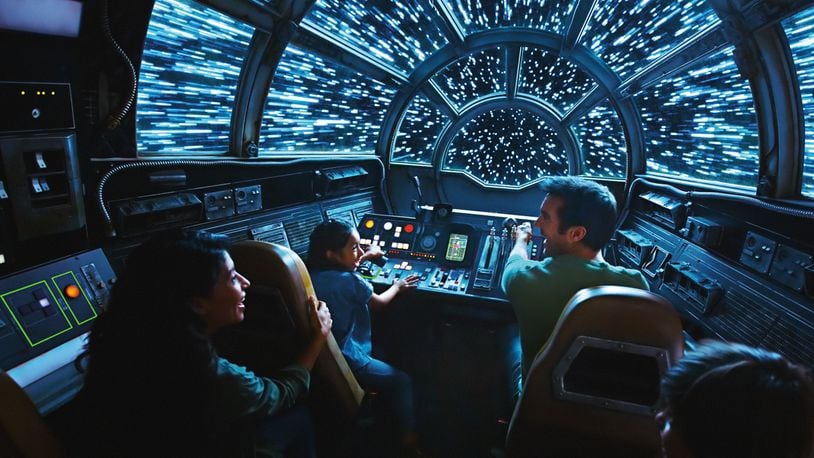 Inside Millennium Falcon: Smugglers Run, Disney guests will take the controls in one of three unique and critical roles aboard the fastest ship in the galaxy when Star Wars: Galaxy’s Edge opens May 31, 2019, at Disneyland Resort in California and Aug. 29, 2019, at Walt Disney World Resort in Florida.
