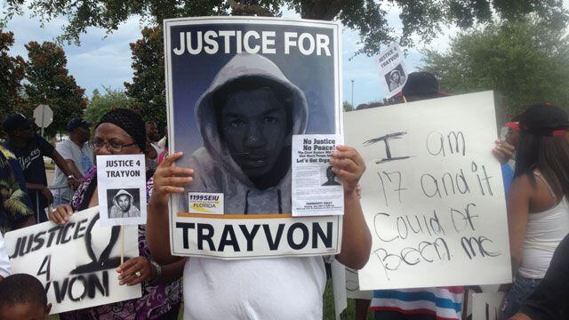 Zimmerman trial protesters
