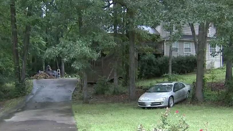 The Acworth, Georgia, home where police say a mother accidentally overdosed on methamphetamine, smothering her 8-month-old son. The mother died of an overdose.