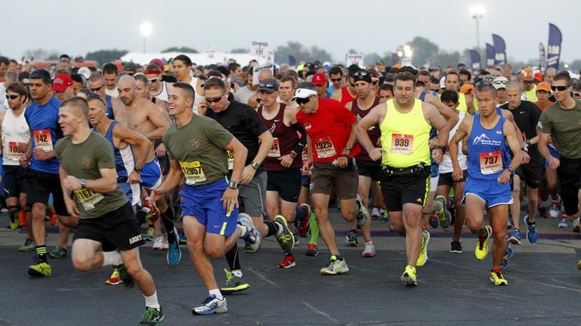 The Air Force Marathon, the biggest sporting event in the Miami Valley that draws runners around the world, will open registration Jan. 2. File photo